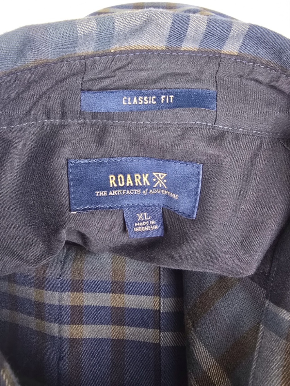Roark Diablo Flannel Shirt Snap Shacket Mens XL Plaid - Picture 7 of 10
